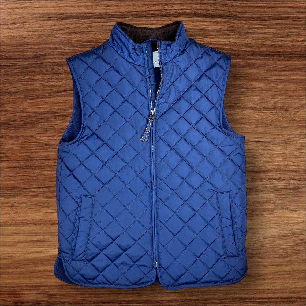 Class Club Boys Quilted Puffer Vest. Size 10/12